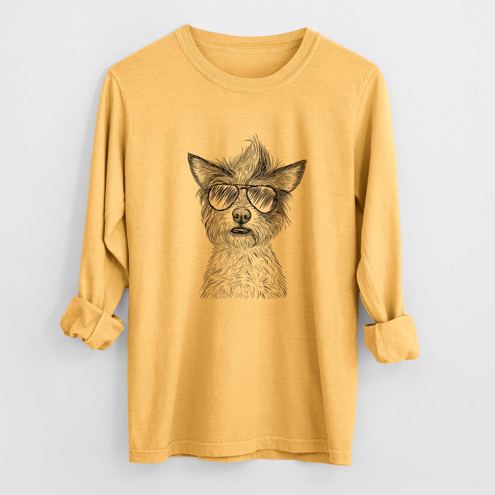 Aviators Quigley the Mixed Breed - Heavyweight 100% Cotton Long Sleeve