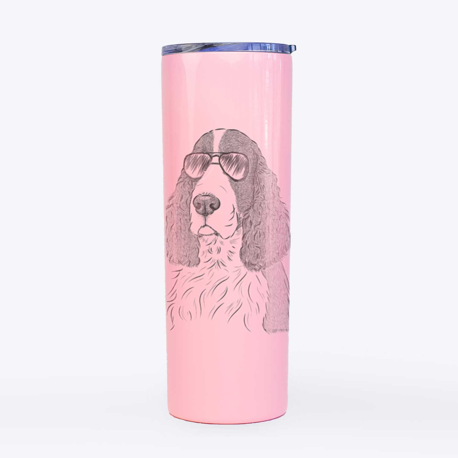 Quincy the English Springer Spaniel - 20oz Skinny Tumbler