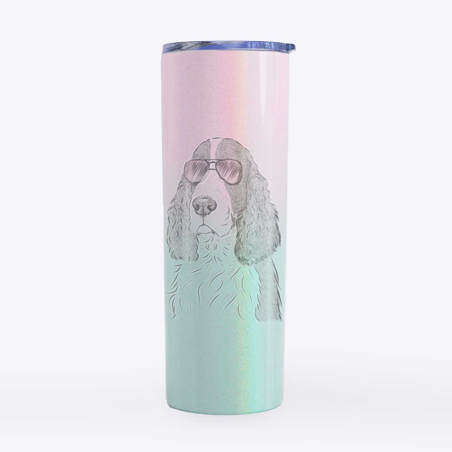 Quincy the English Springer Spaniel - 20oz Skinny Tumbler