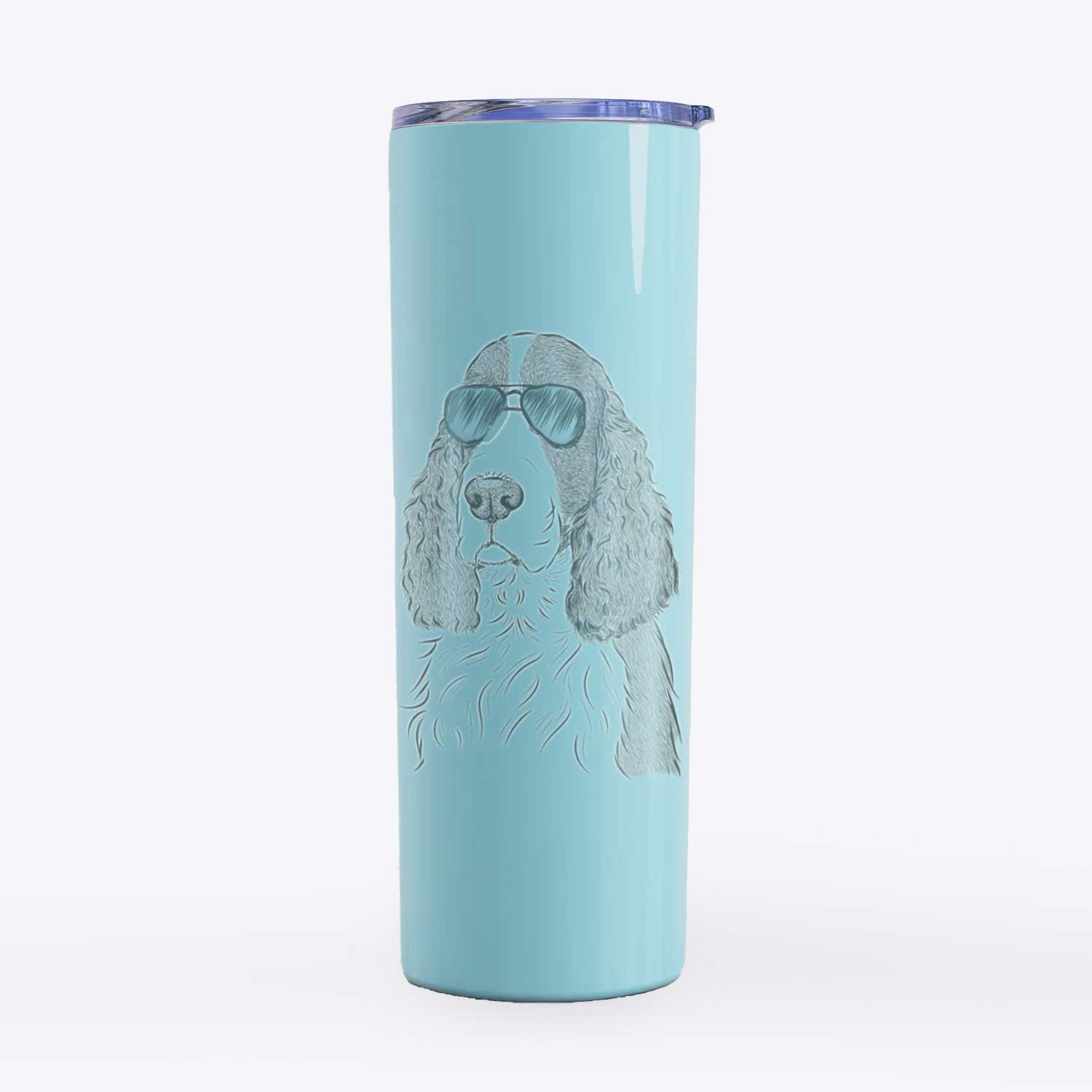 Quincy the English Springer Spaniel - 20oz Skinny Tumbler