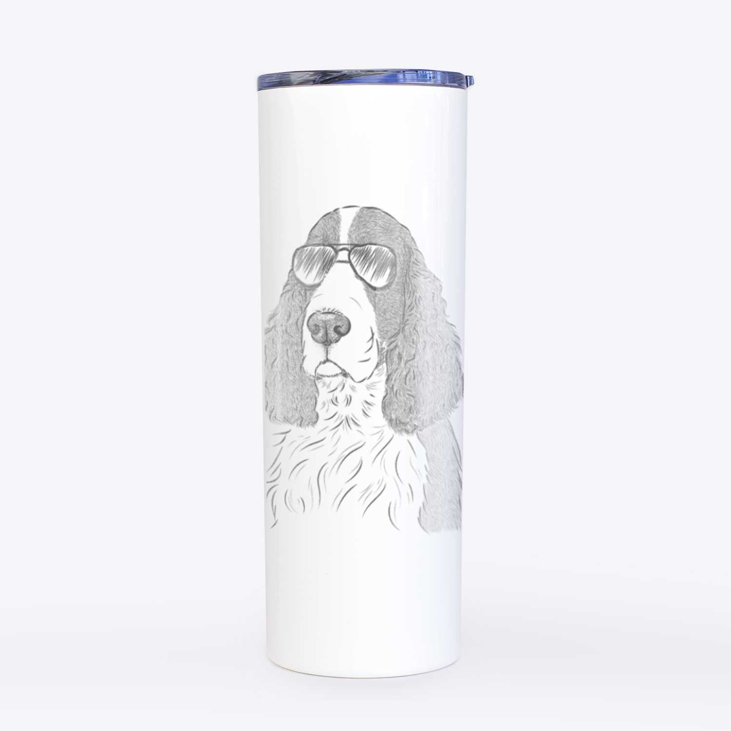 Quincy the English Springer Spaniel - 20oz Skinny Tumbler