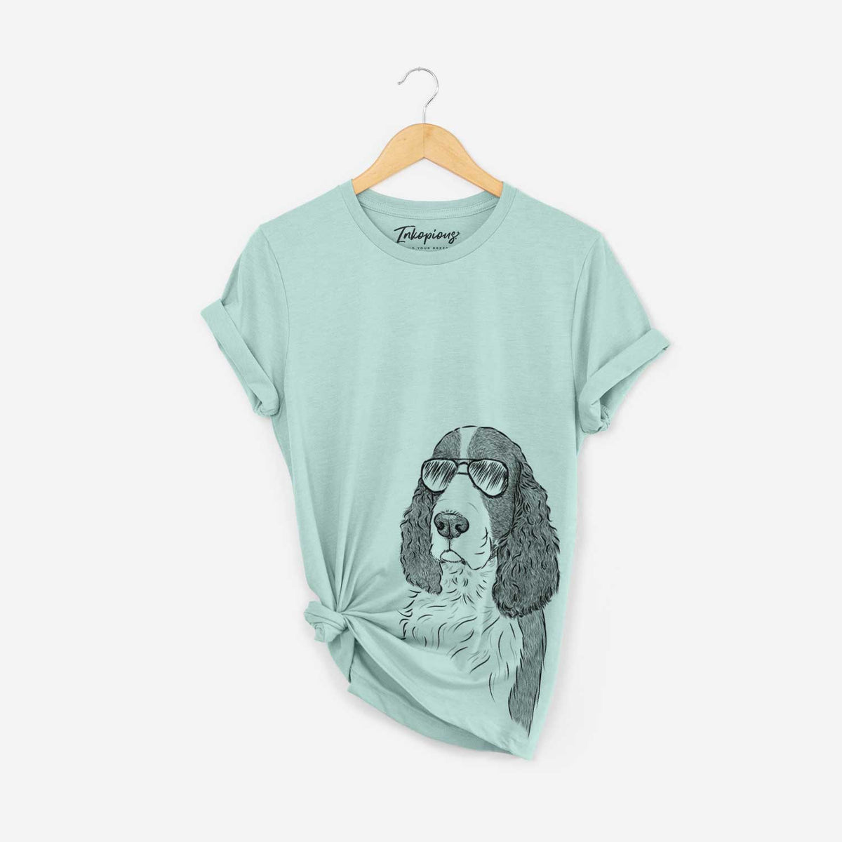Quincy the English Springer Spaniel - Bella Canvas Unisex Crewneck