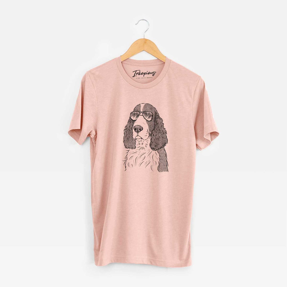 Aviator Quincy the English Springer Spaniel - Unisex Crewneck