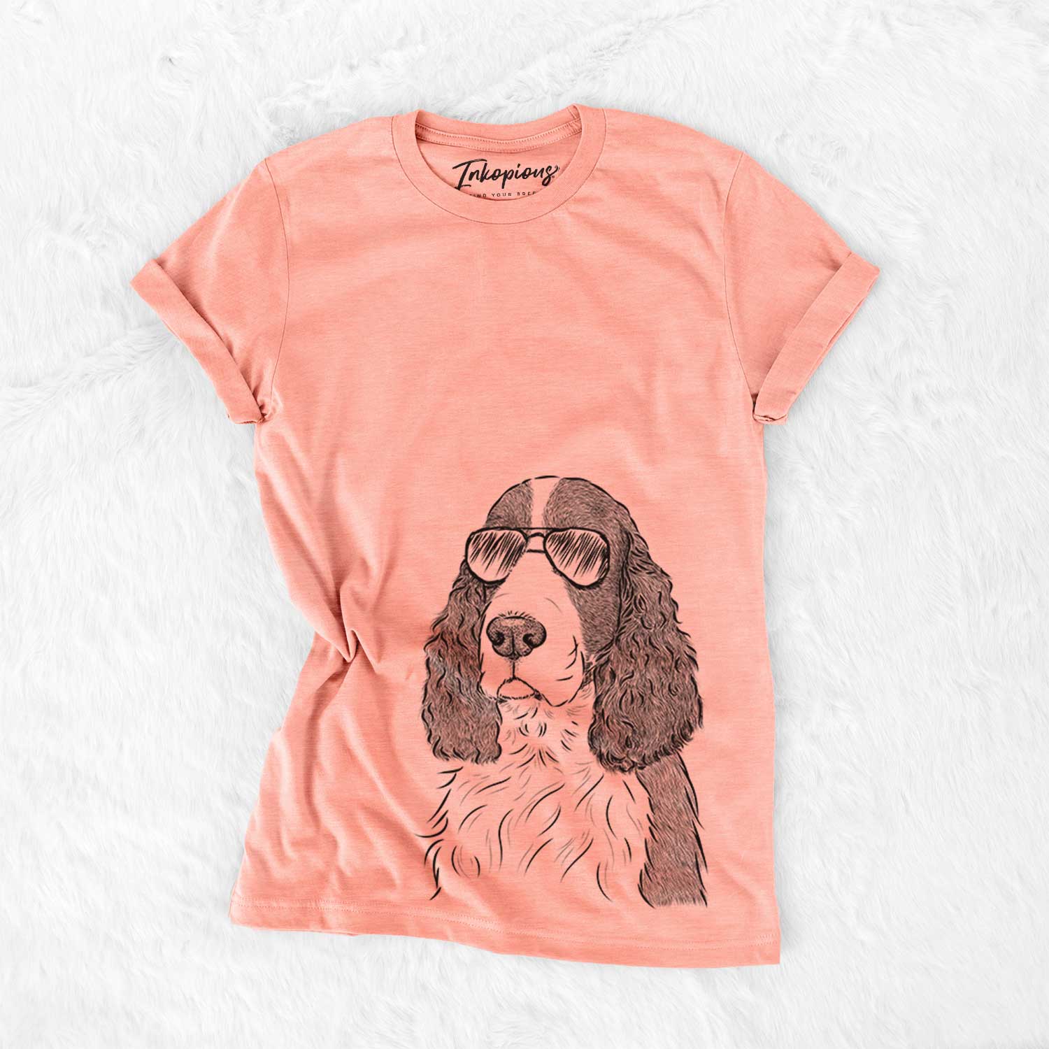 Quincy the English Springer Spaniel - Bella Canvas Unisex Crewneck