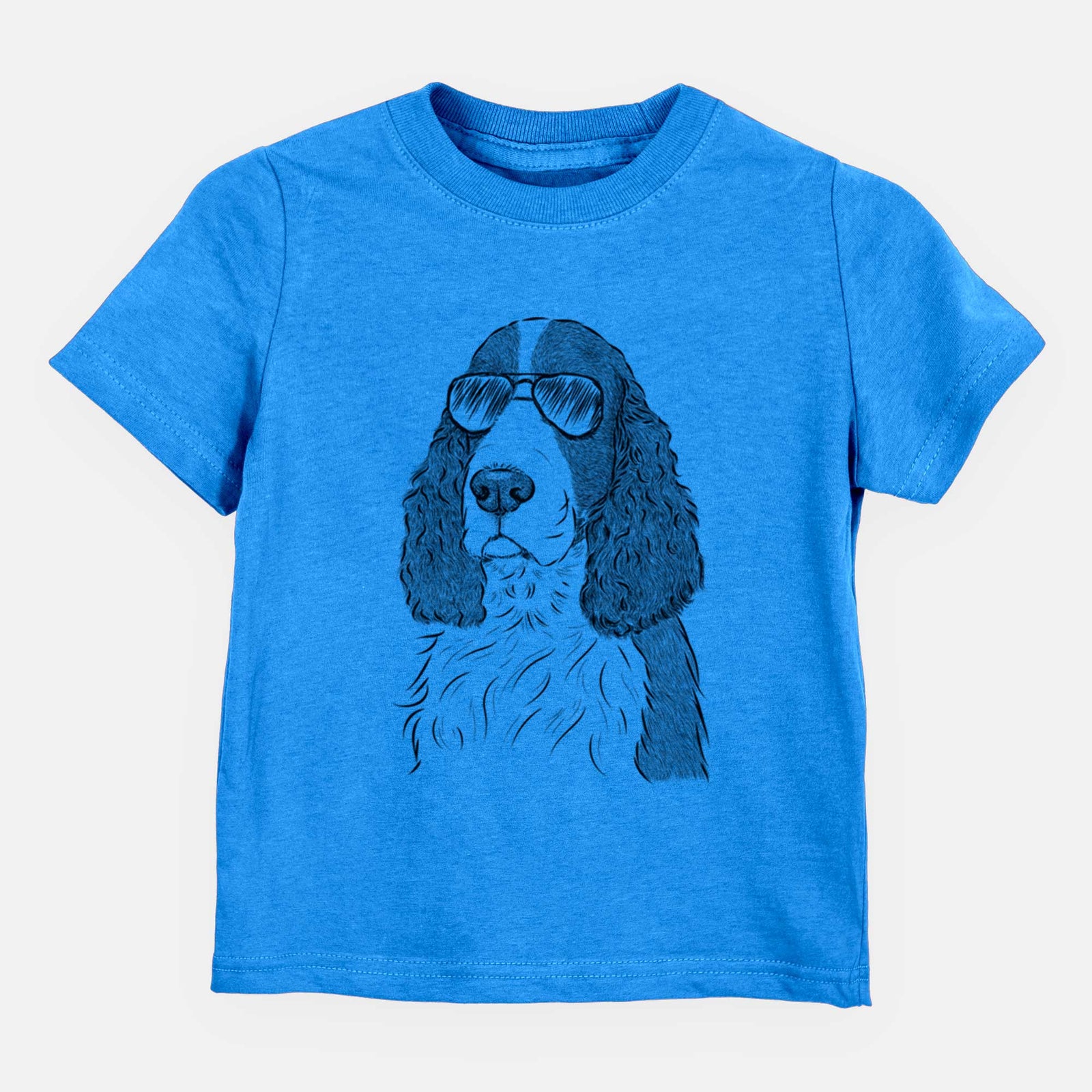 Aviator Quincy the English Springer Spaniel - Kids/Youth/Toddler Shirt