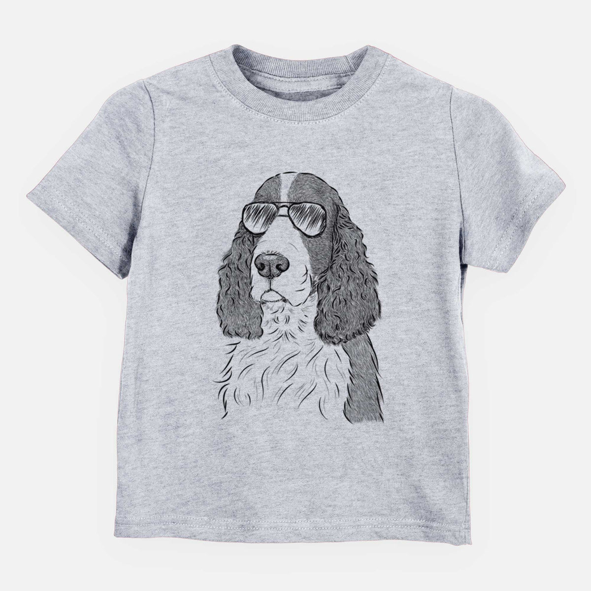 Aviator Quincy the English Springer Spaniel - Kids/Youth/Toddler Shirt