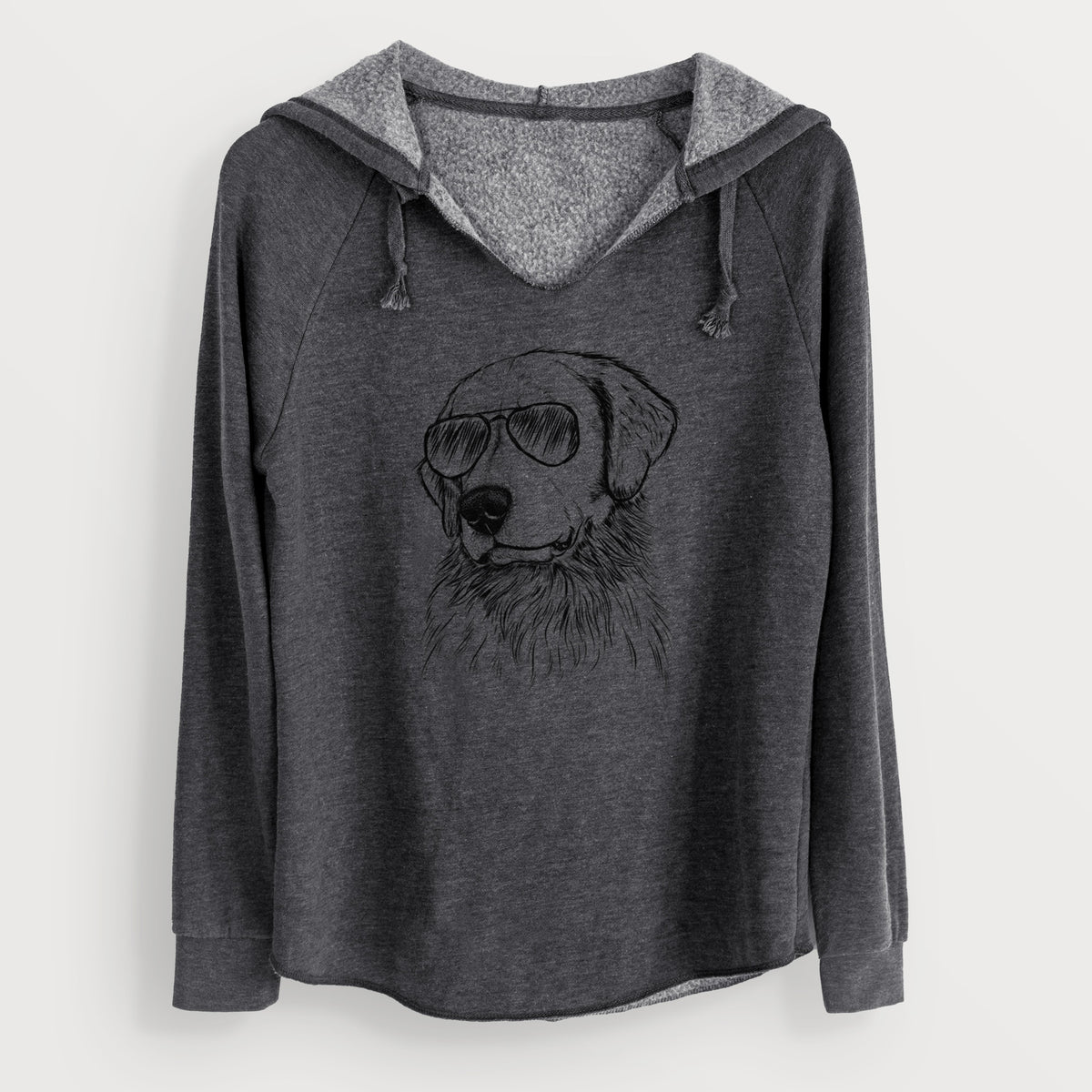 Aviator Quinn the Golden Retriever - Cali Wave Hooded Sweatshirt