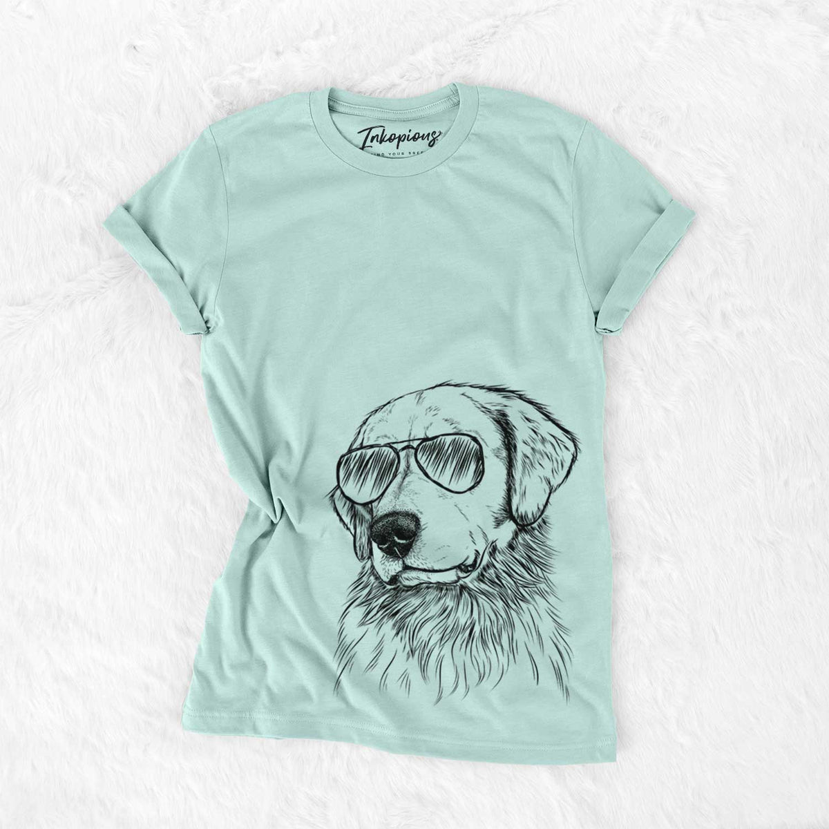 Aviator Quinn the Golden Retriever - Unisex Crewneck