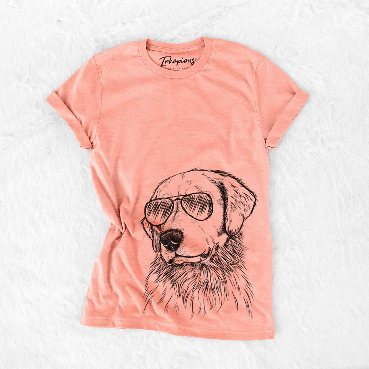 Quinn the Golden Retriever - Bella Canvas Unisex Crewneck