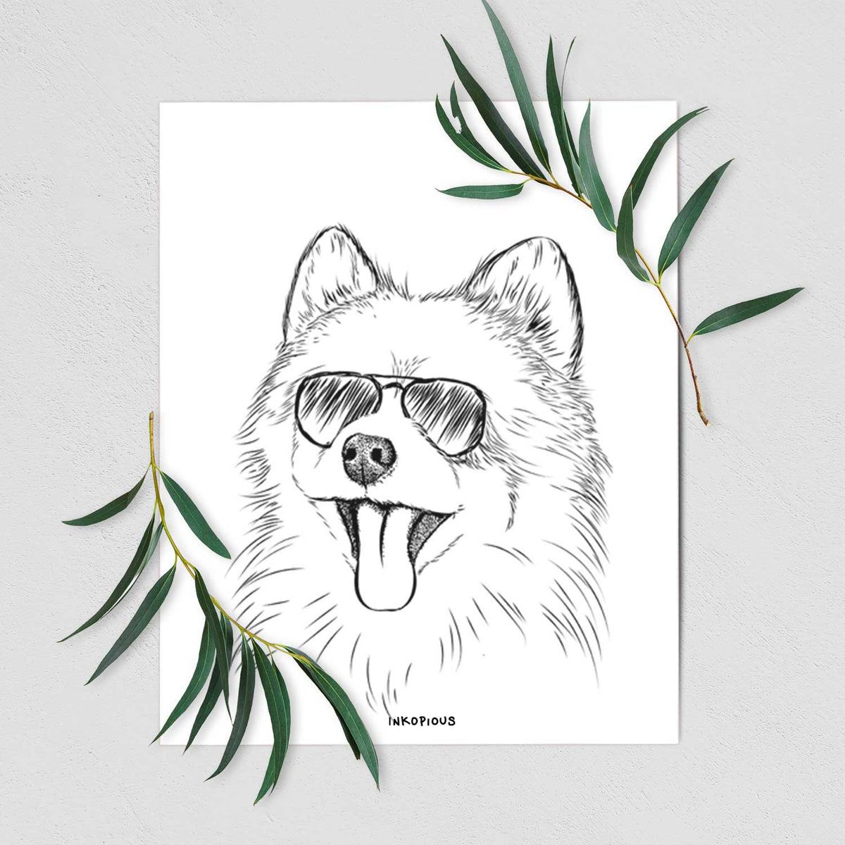 Quinn the Pomeranian Art Print