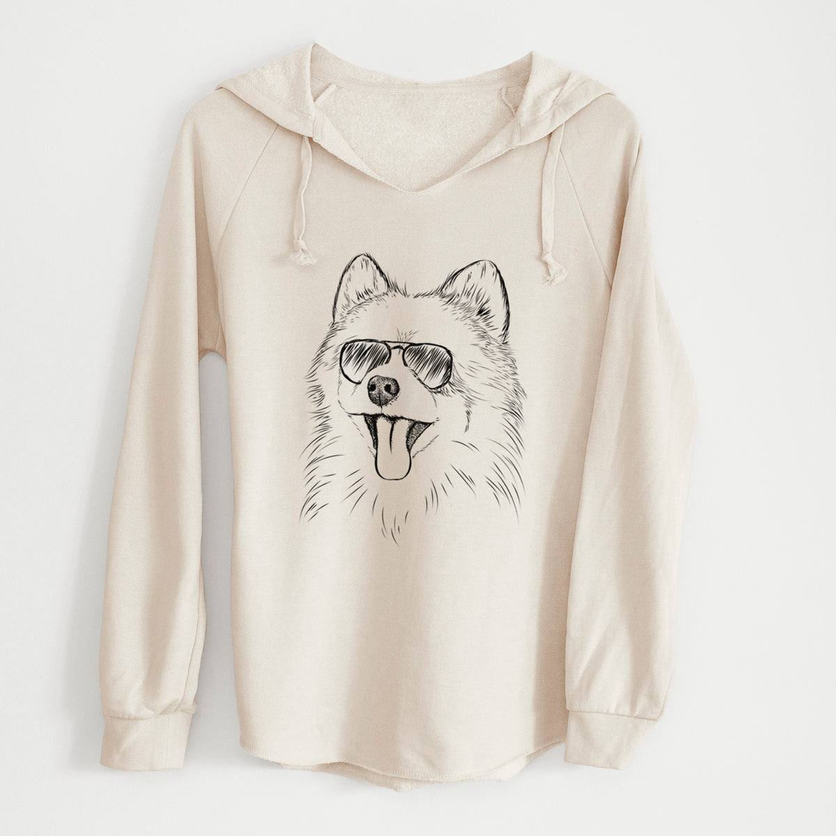 Aviator Quinn the Pomeranian - Cali Wave Hooded Sweatshirt