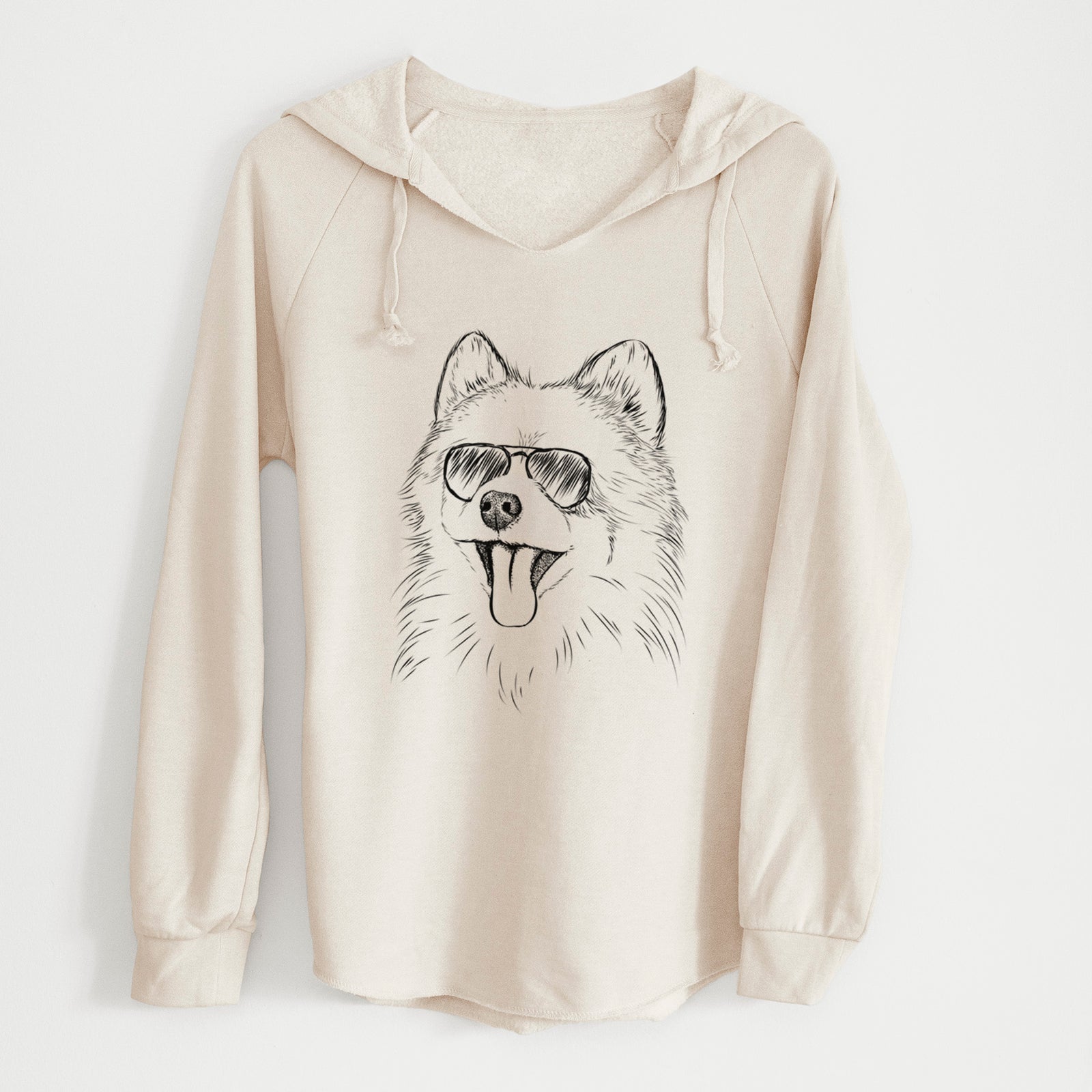 Aviator Quinn the Pomeranian - Cali Wave Hooded Sweatshirt