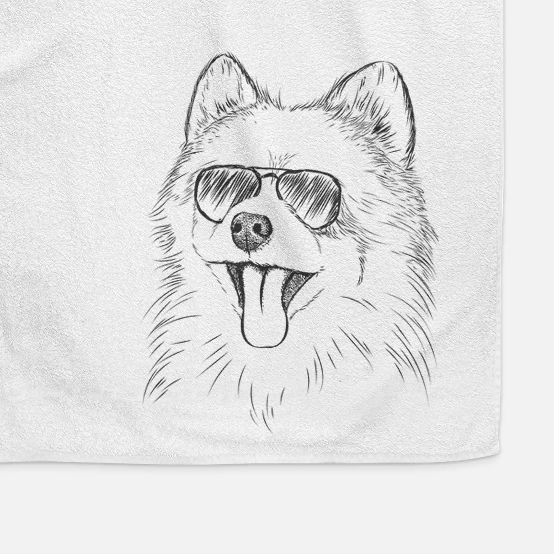 Quinn the Pomeranian Decorative Hand Towel