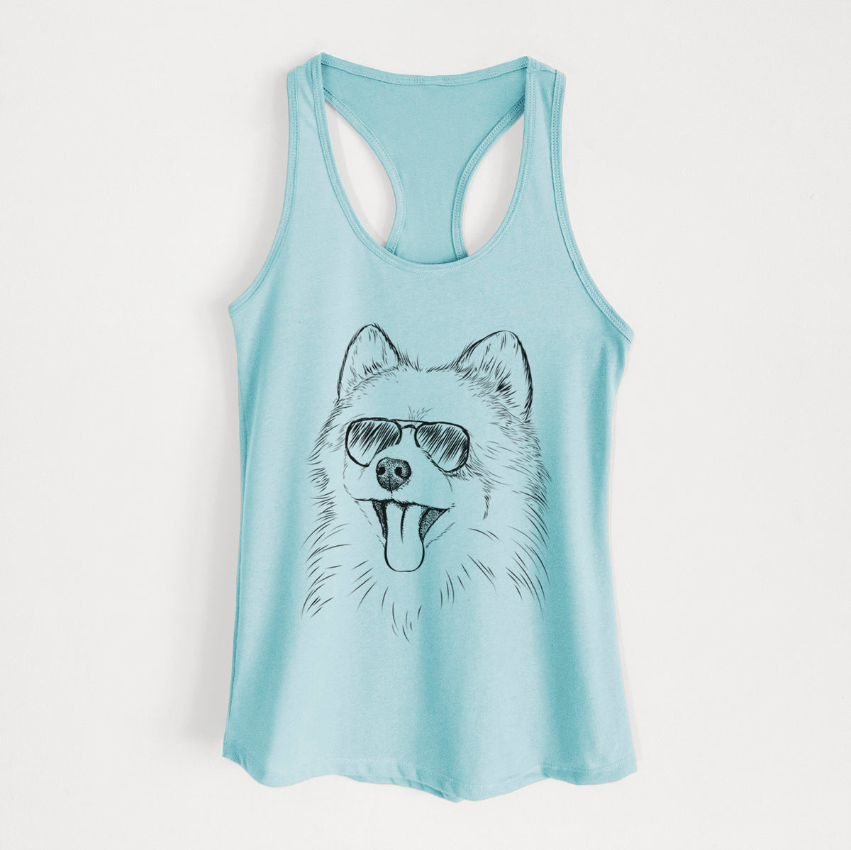 Quinn the Pomeranian - Women's Racerback Tanktop