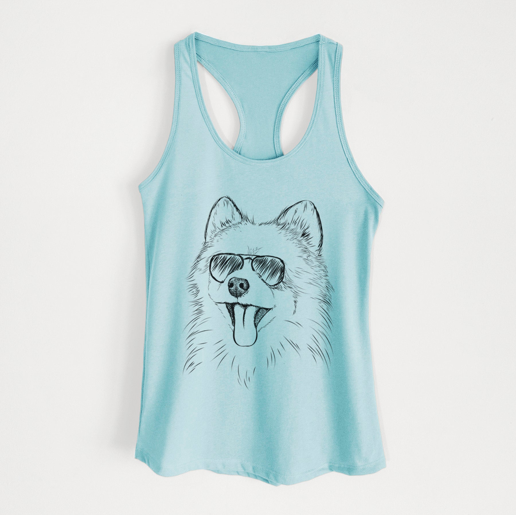 Quinn the Pomeranian - Women's Racerback Tanktop