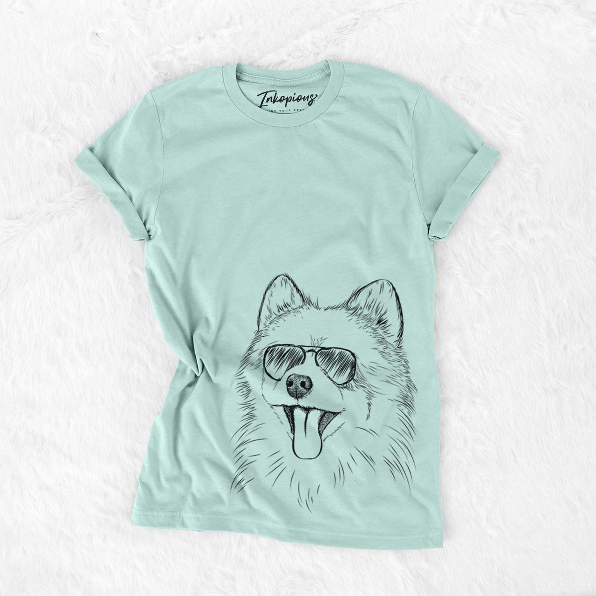 Aviator Quinn the Pomeranian - Unisex Crewneck