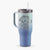 Quint the Mixed Breed - 40oz Tumbler with Handle