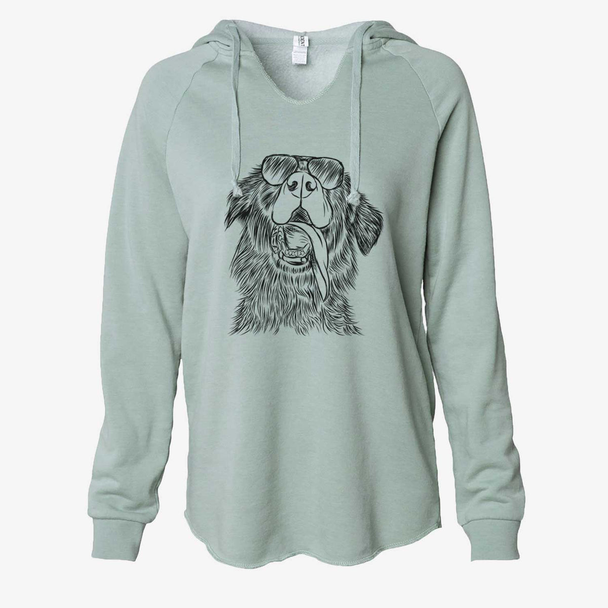 Quint the Mixed Breed - Cali Wave Hooded Sweatshirt