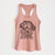 Quint the Mixed Breed - Women's Racerback Tanktop