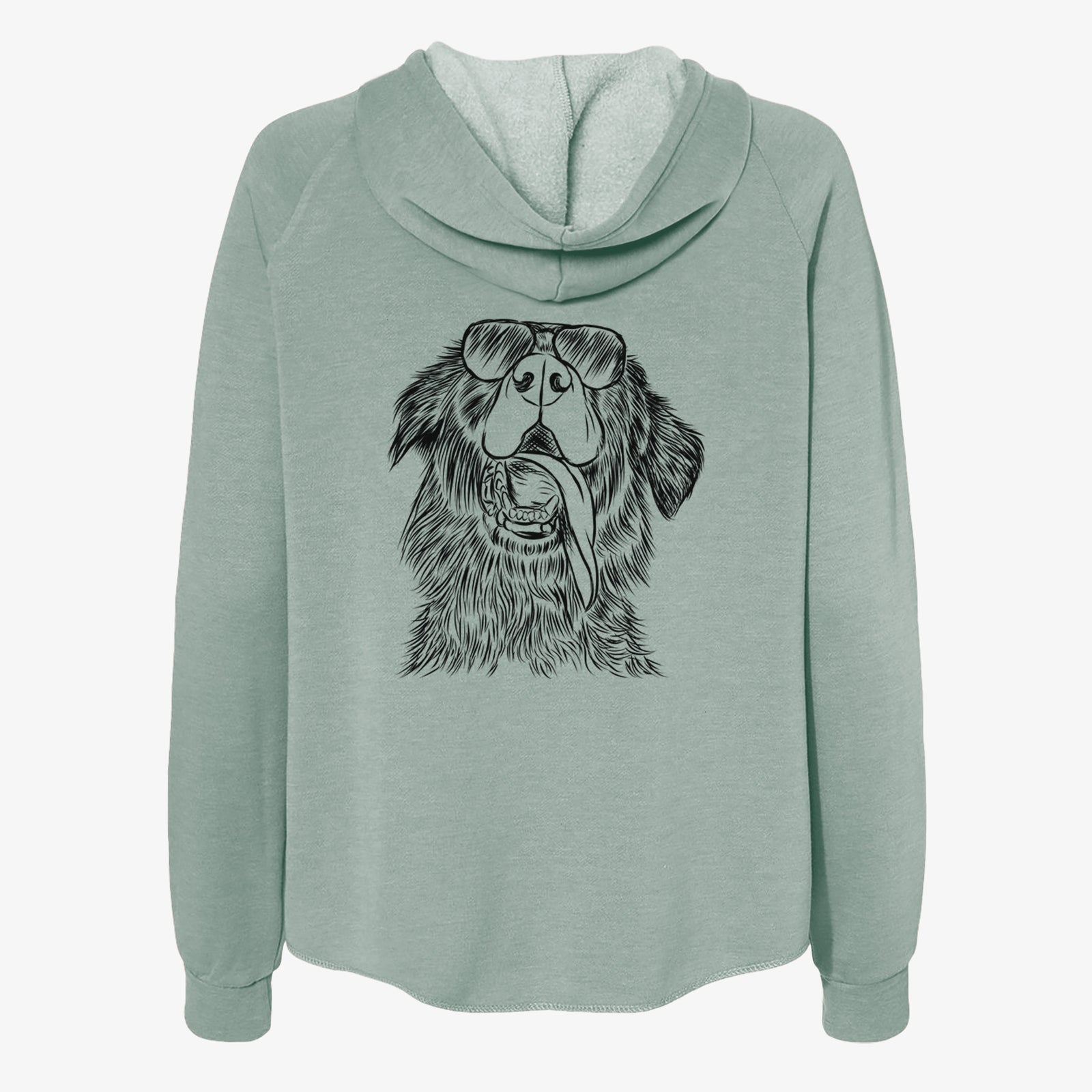 Quint the Mixed Breed - Women's Cali Wave Zip-Up Sweatshirt