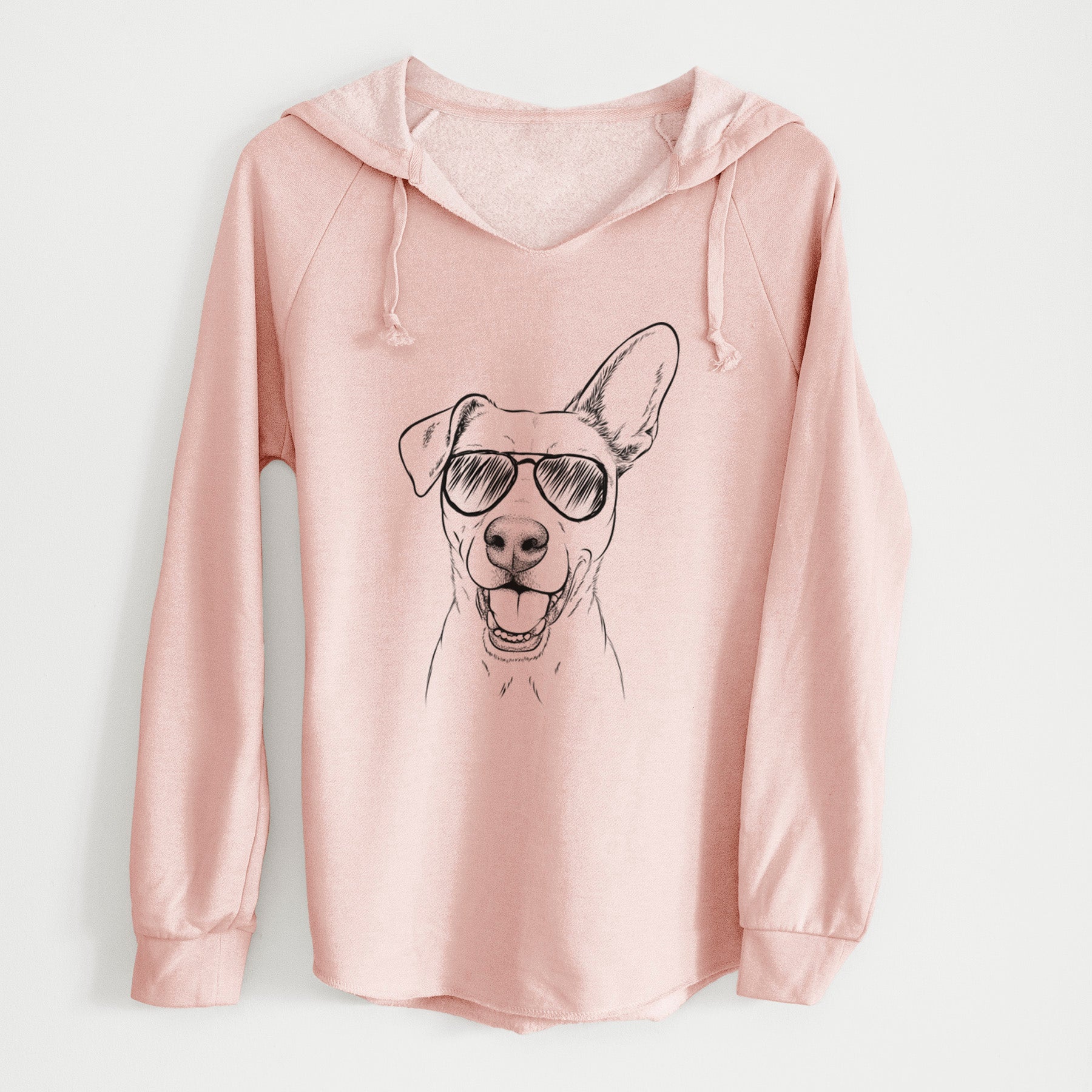 Aviator Radar the Pitbull Mix - Cali Wave Hooded Sweatshirt