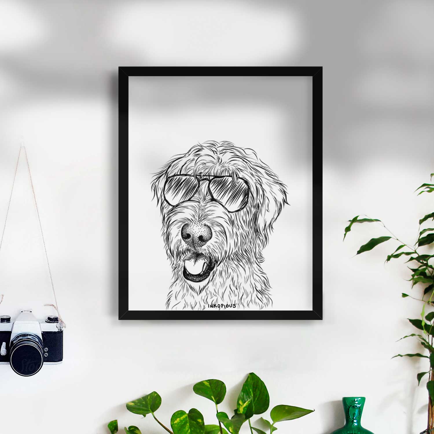 Ragnar the Irish Wolfhound Art Print