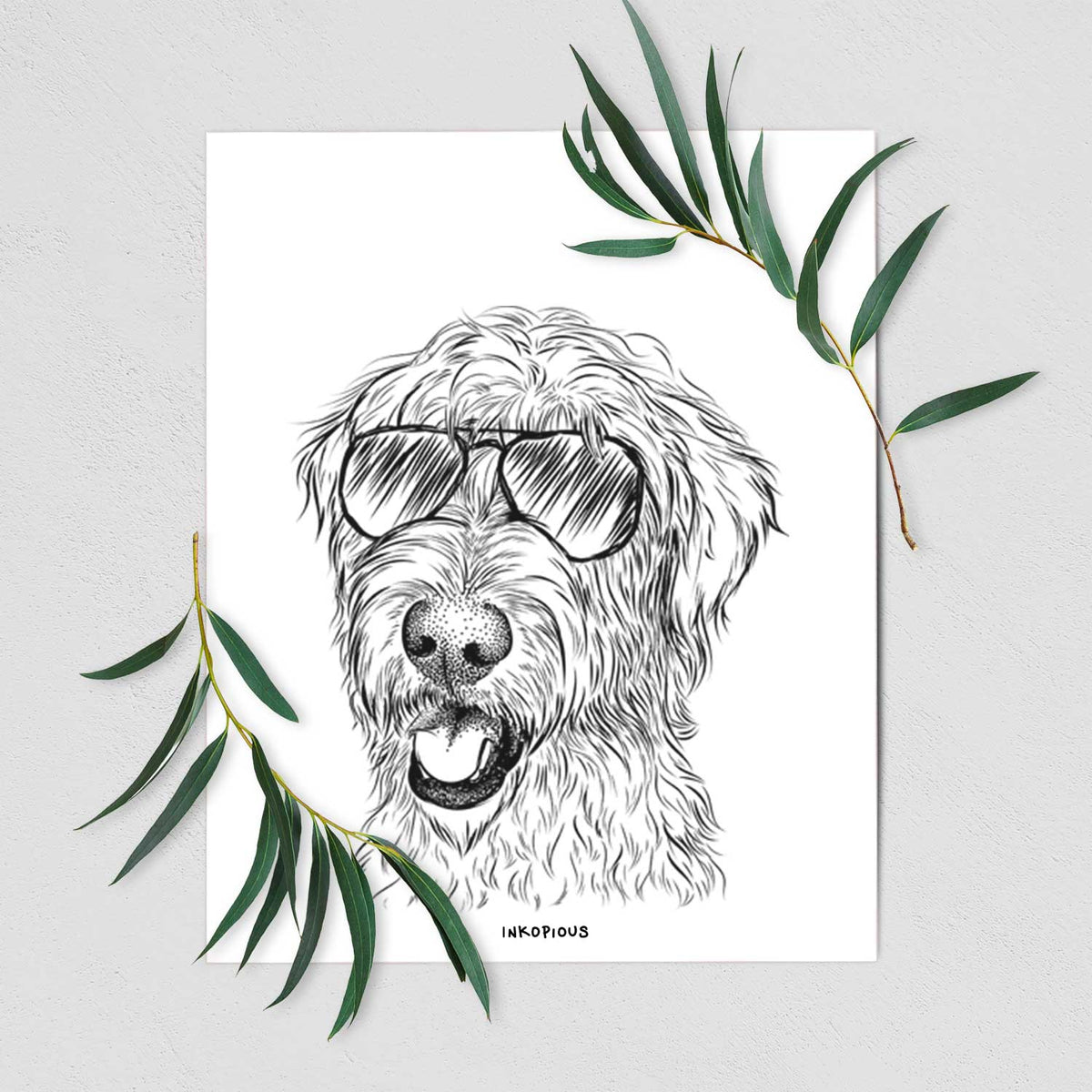 Ragnar the Irish Wolfhound Art Print