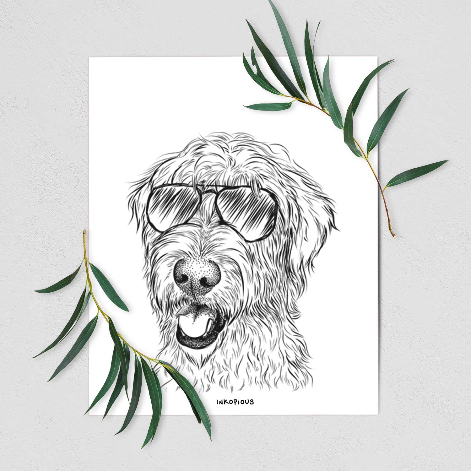 Ragnar the Irish Wolfhound Art Print
