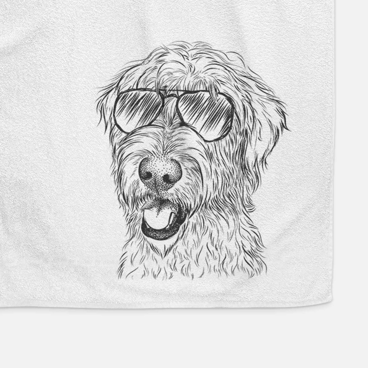 Ragnar the Irish Wolfhound Decorative Hand Towel