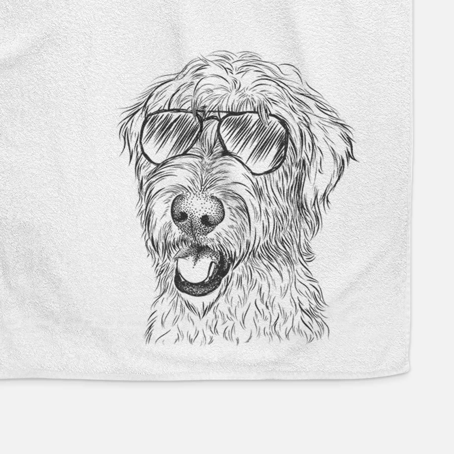 Ragnar the Irish Wolfhound Decorative Hand Towel