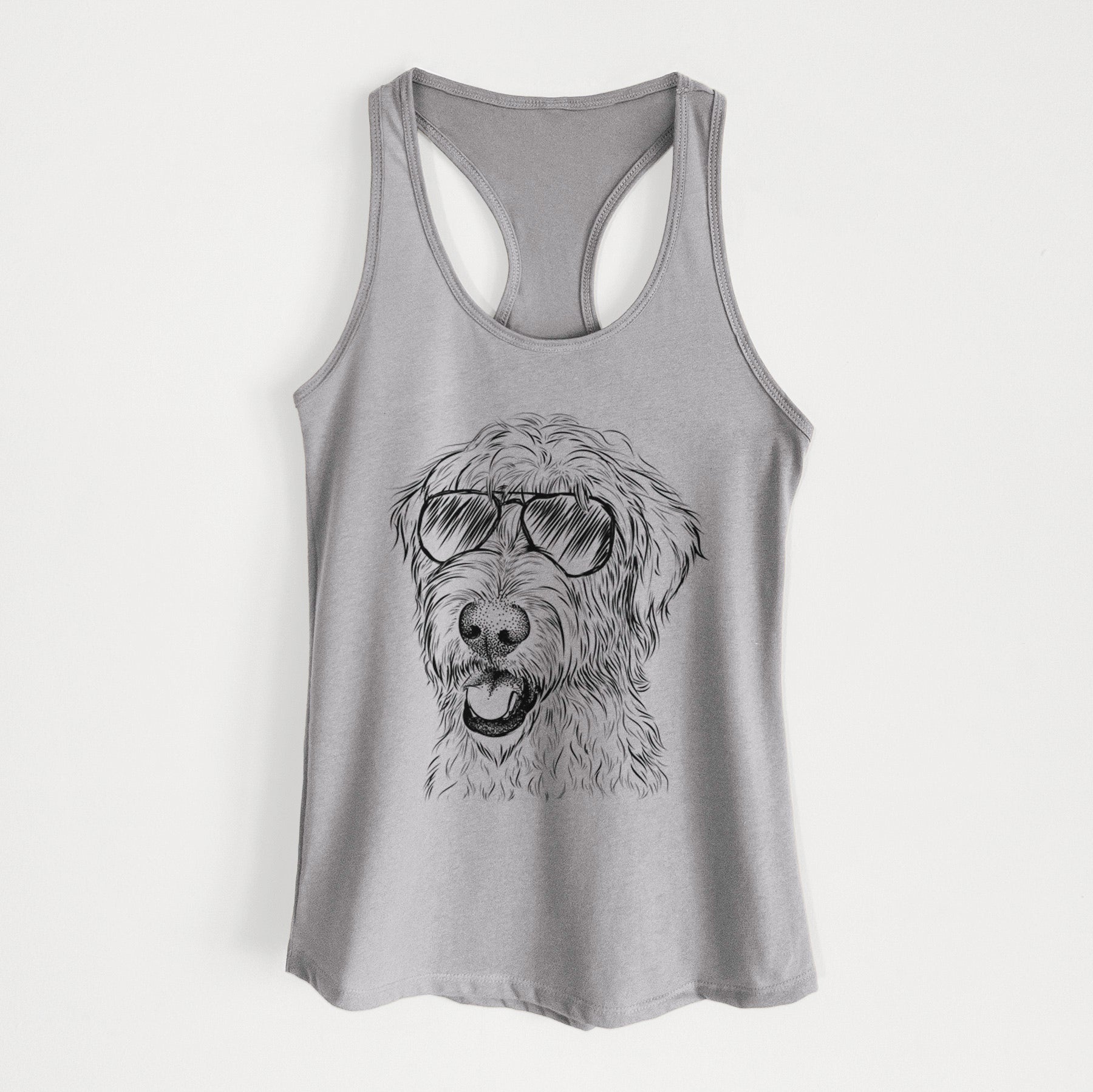 Ragnar the Irish Wolfhound - Women's Racerback Tanktop