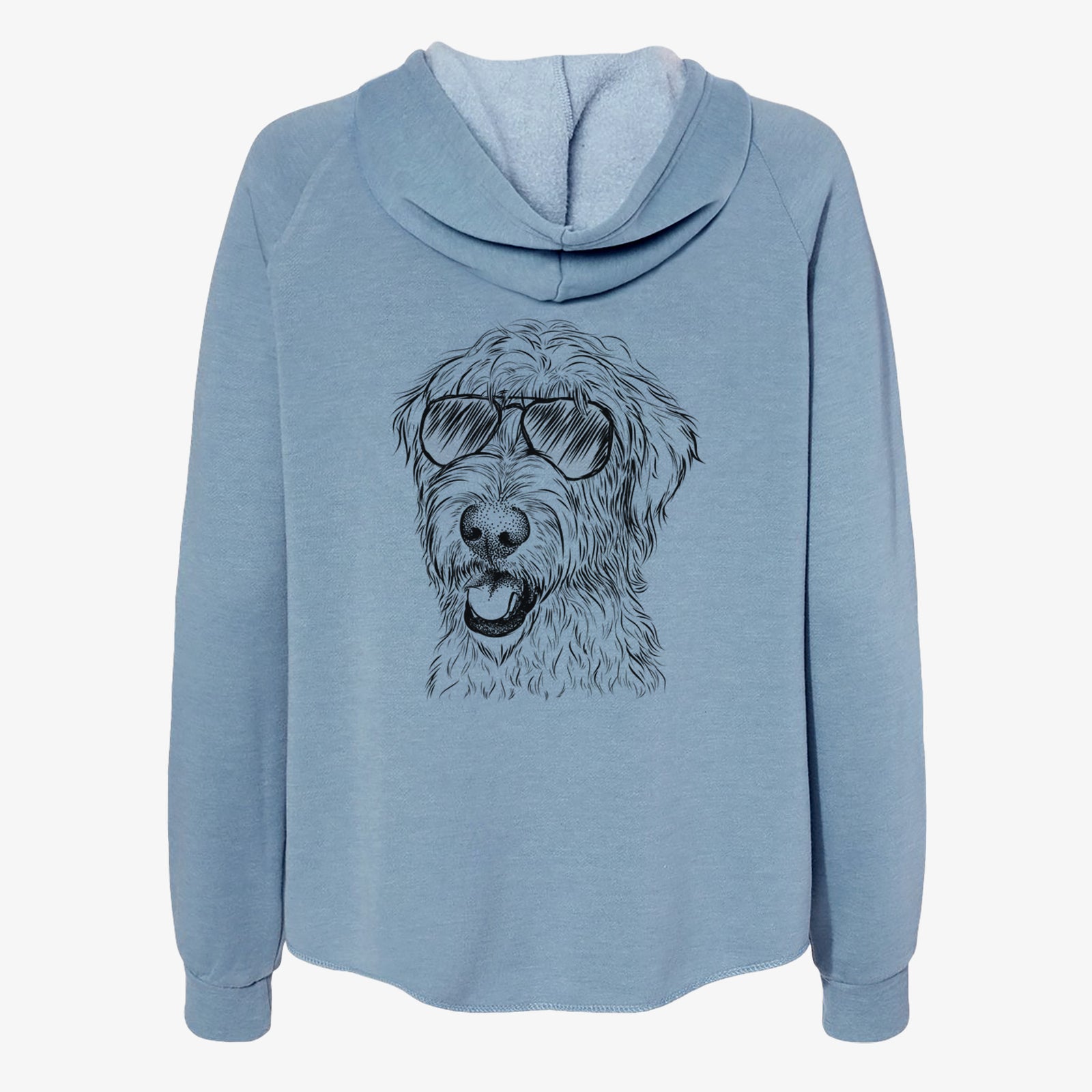 Ragnar the Irish Wolfhound - Women's Cali Wave Zip-Up Sweatshirt