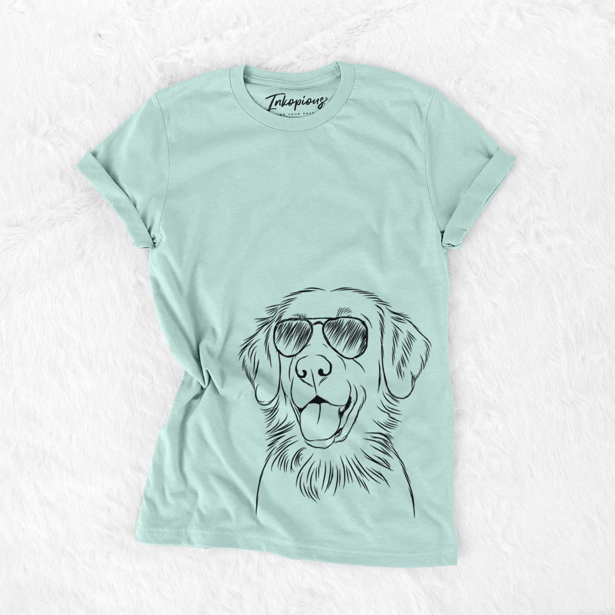 Aviator Raisin the Flat Coated Retriever - Unisex Crewneck