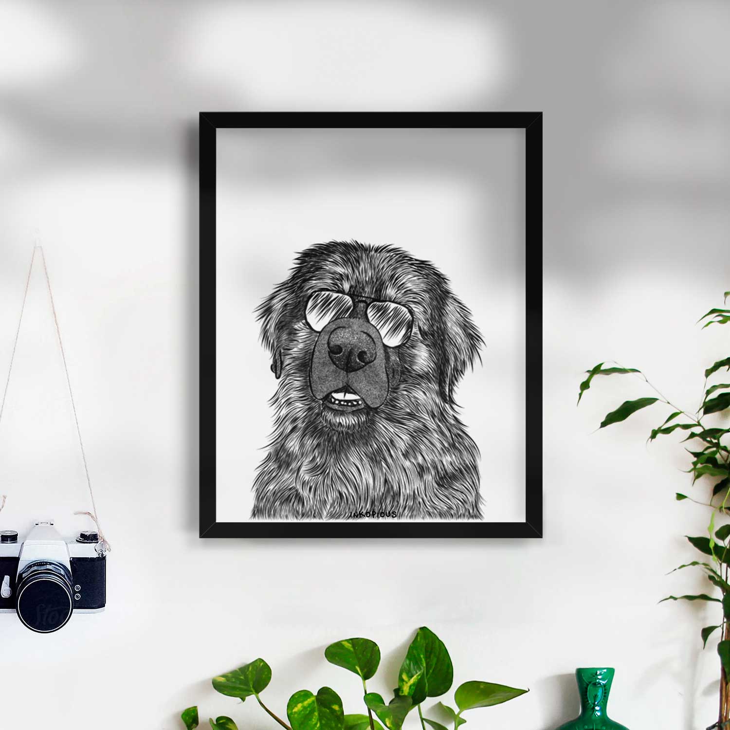 Ralph the Leonberger Art Print