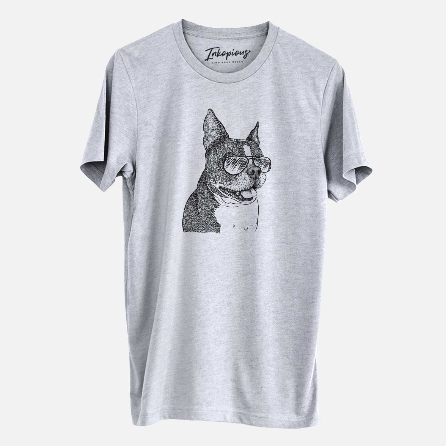 Aviator Ralphie the Boston Terrier - Unisex Crewneck