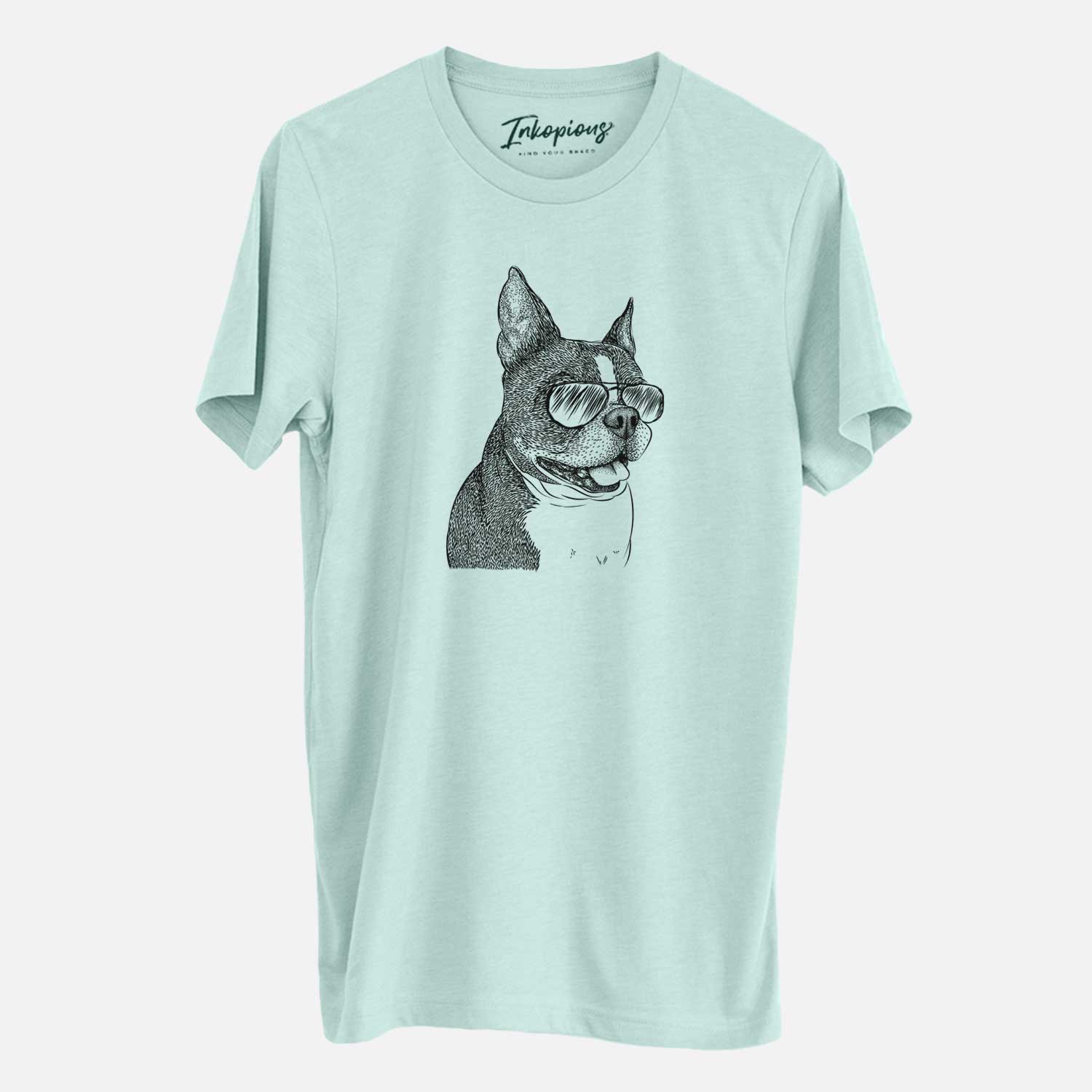 Aviator Ralphie the Boston Terrier - Unisex Crewneck