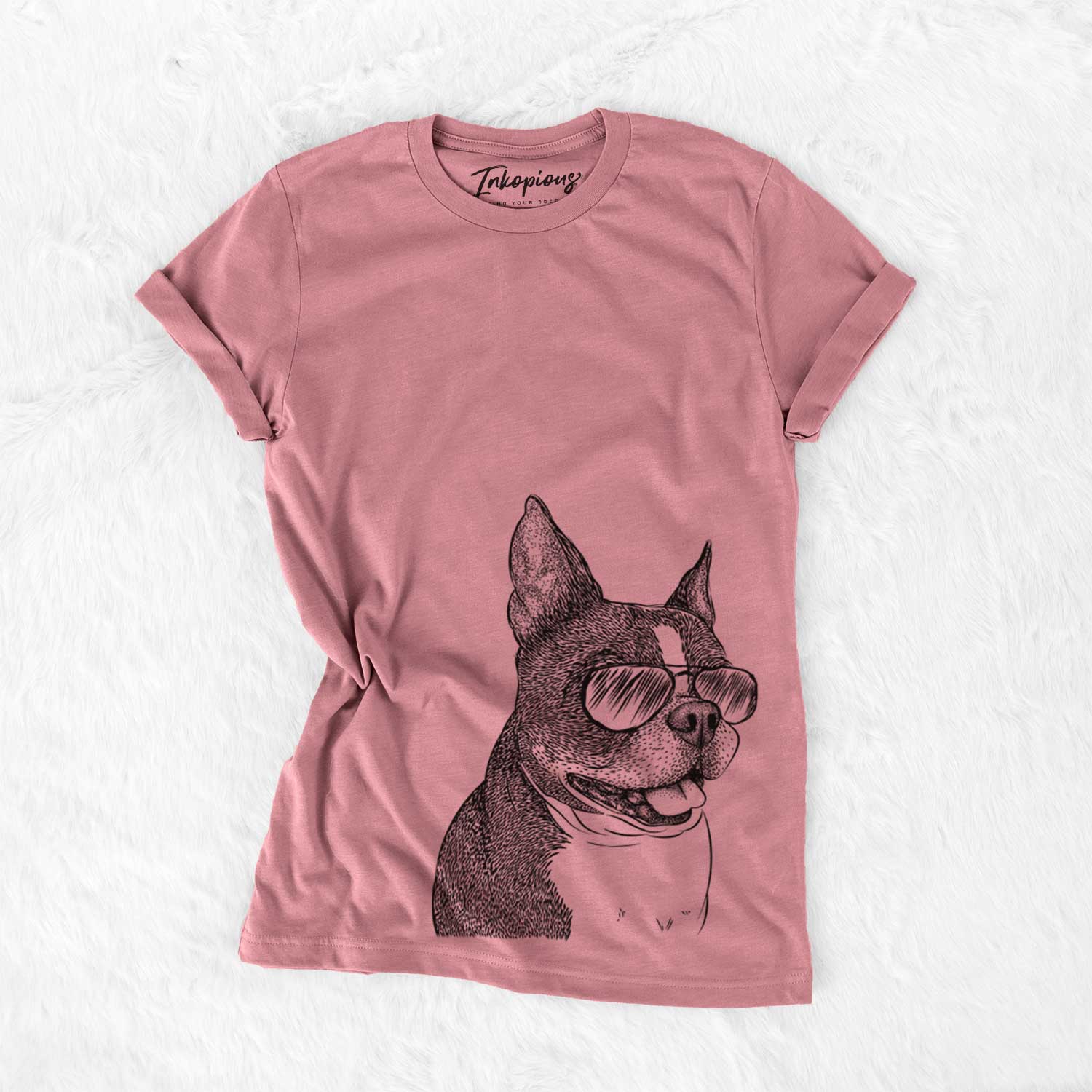 Aviator Ralphie the Boston Terrier - Unisex Crewneck