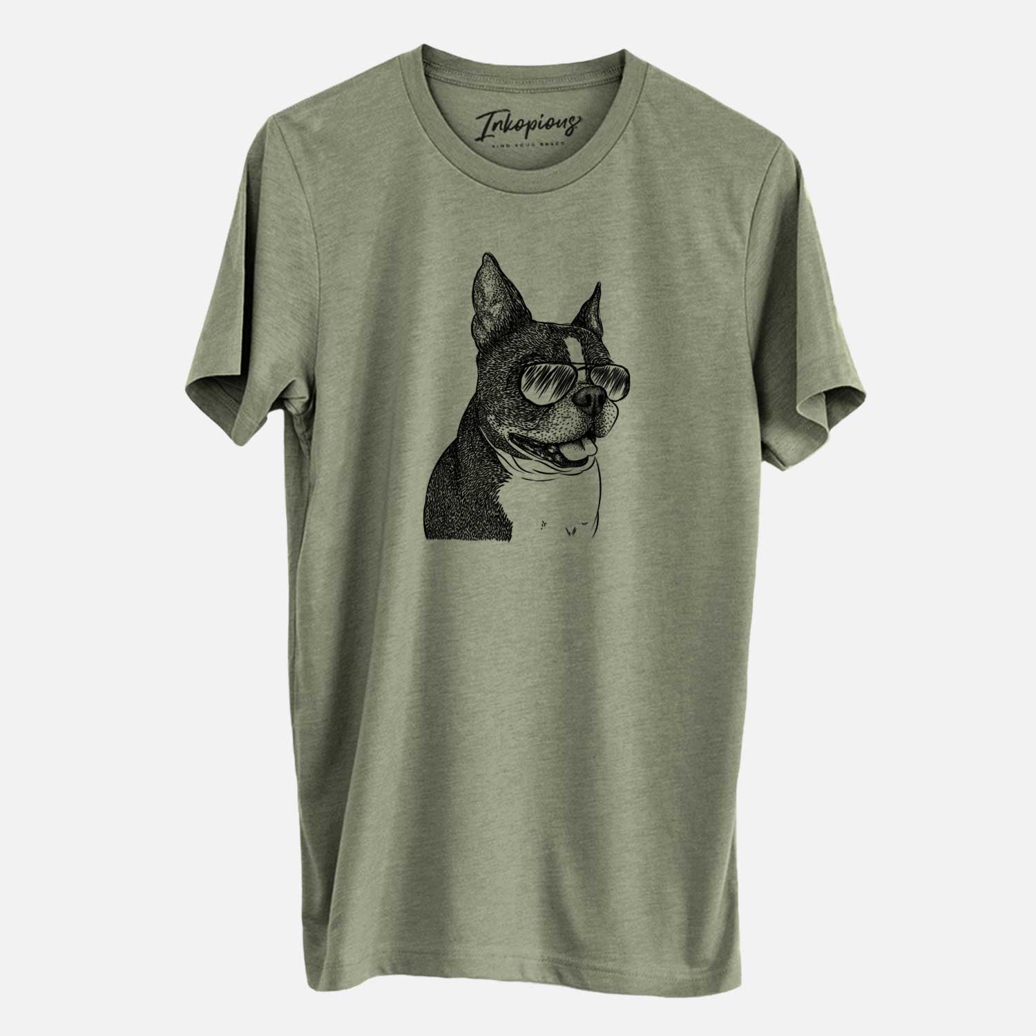 Aviator Ralphie the Boston Terrier - Unisex Crewneck