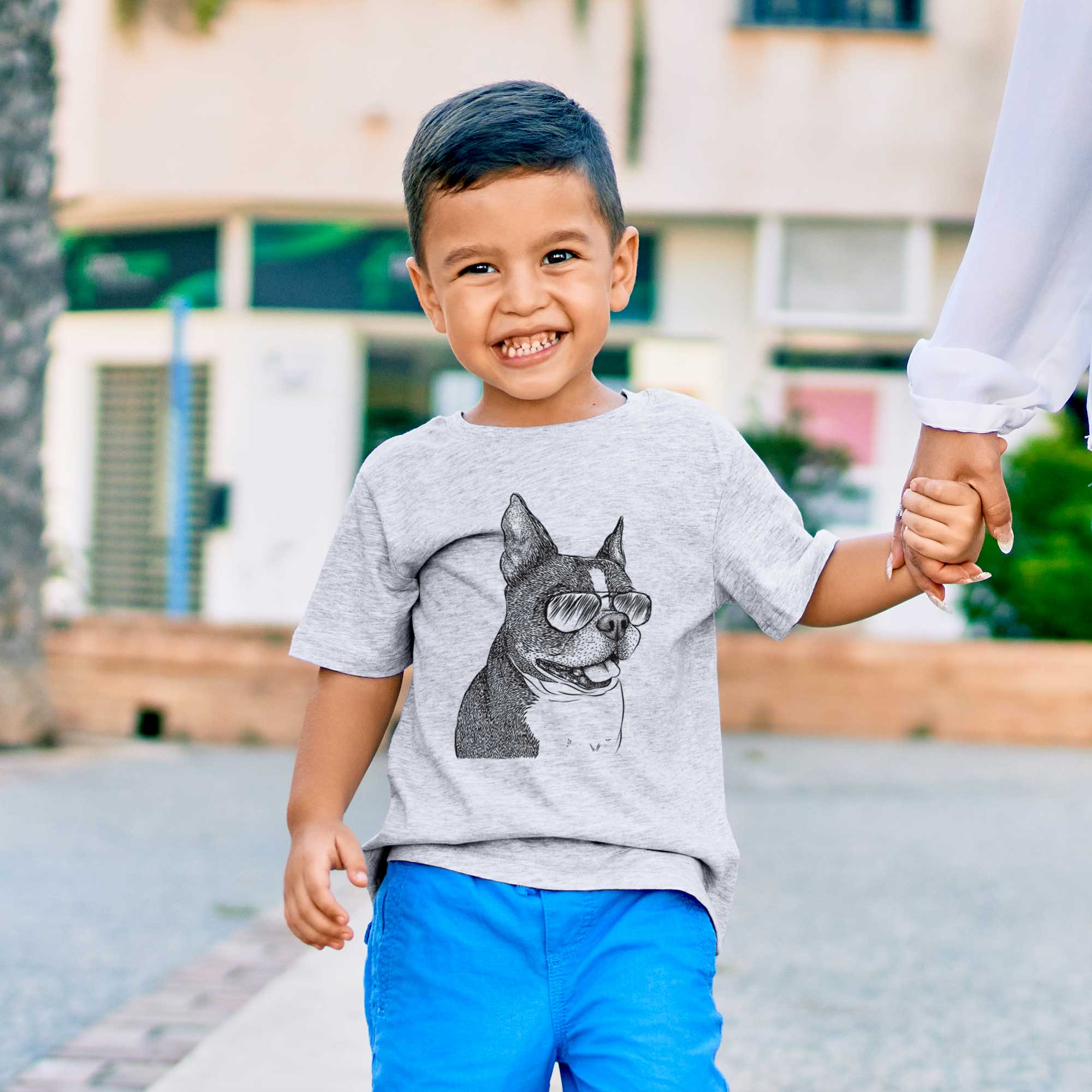 Aviator Ralphie the Boston Terrier - Kids/Youth/Toddler Shirt