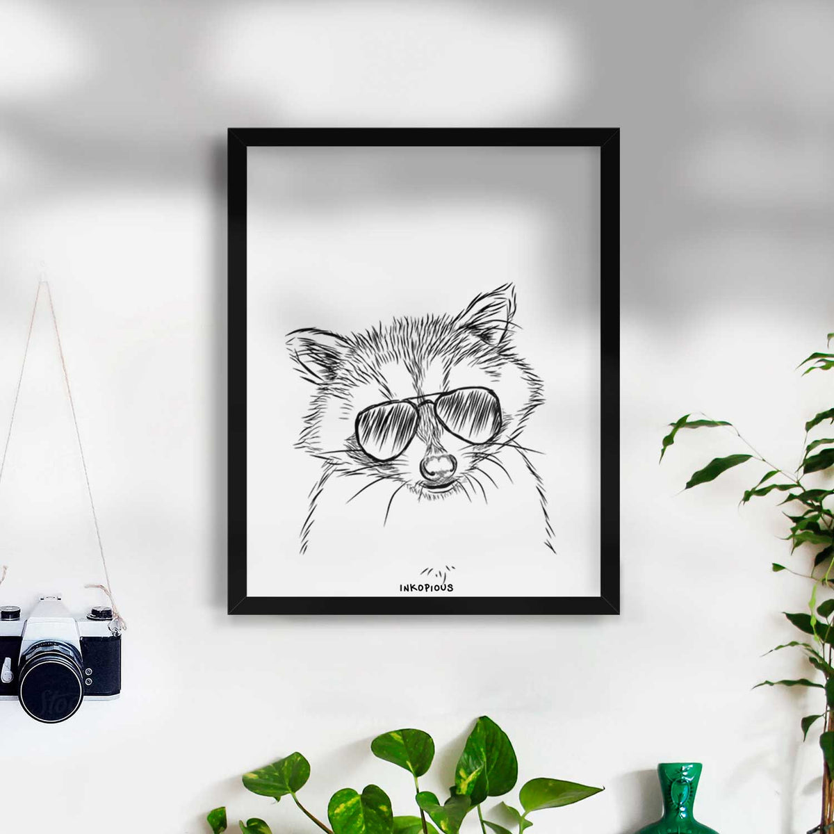 Randy the Raccoon Art Print