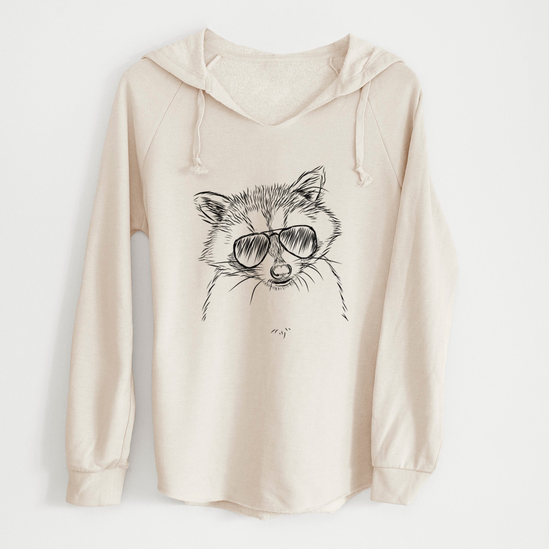 Aviator Randy the Raccoon - Cali Wave Hooded Sweatshirt