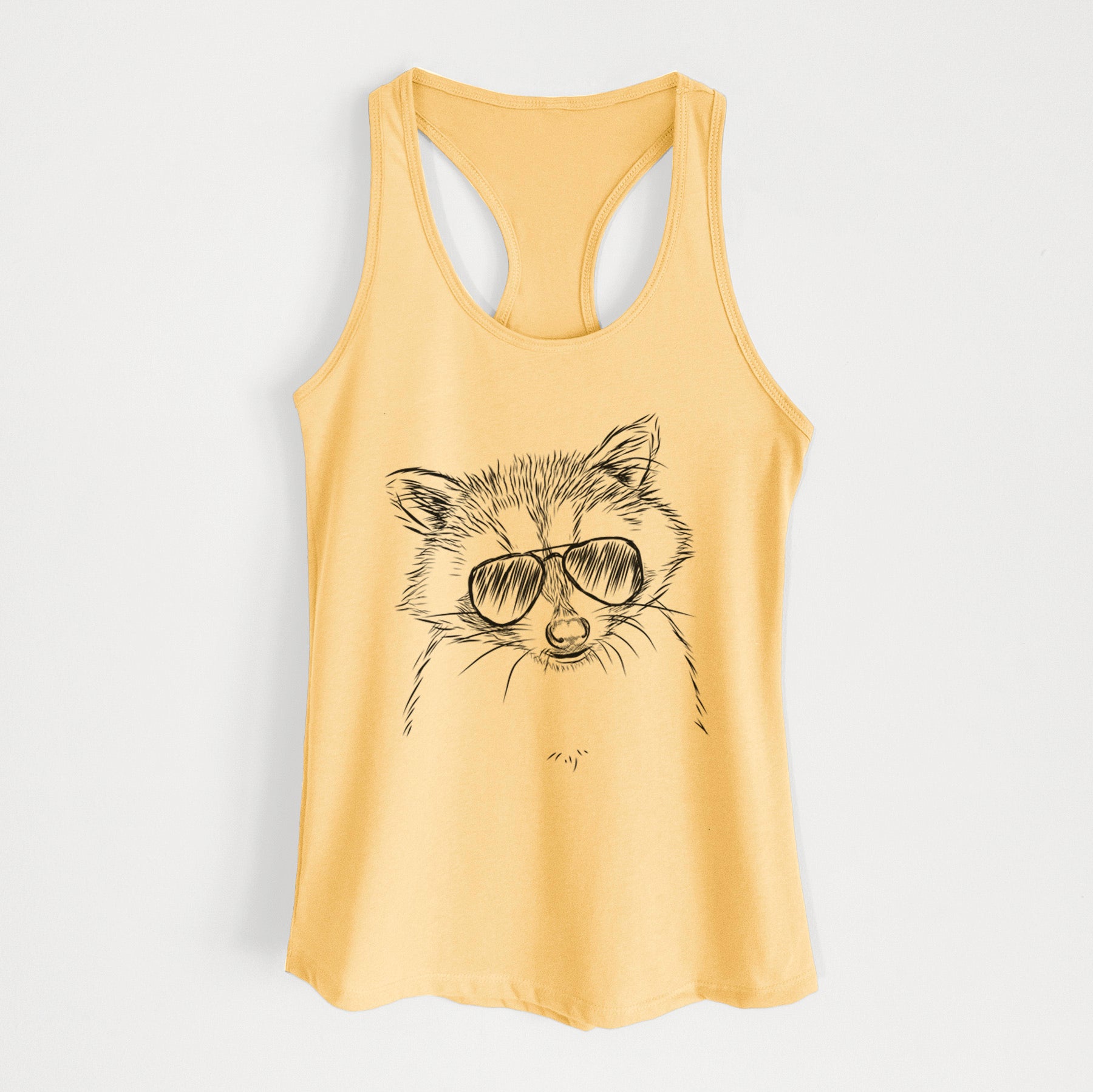 Randy the Raccoon - Women's Racerback Tanktop