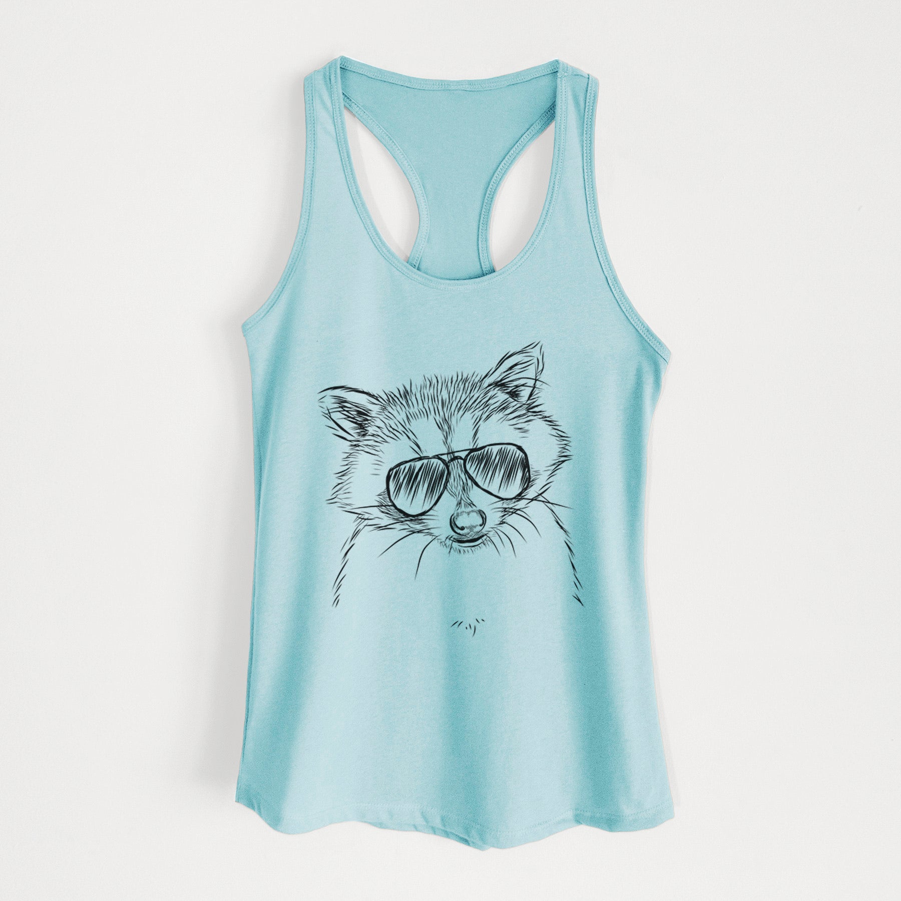 Randy the Raccoon - Women's Racerback Tanktop