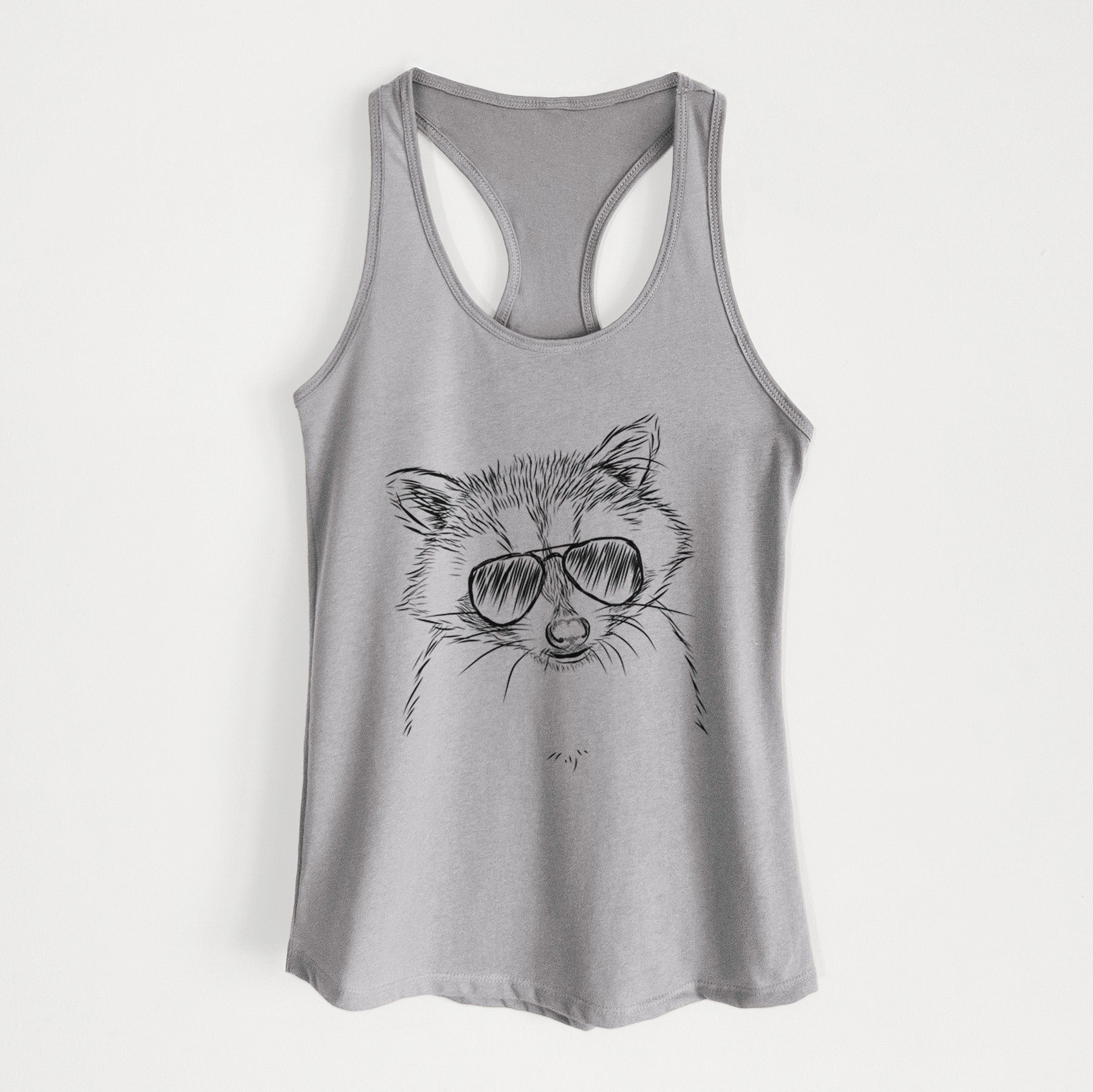 Randy the Raccoon - Women's Racerback Tanktop