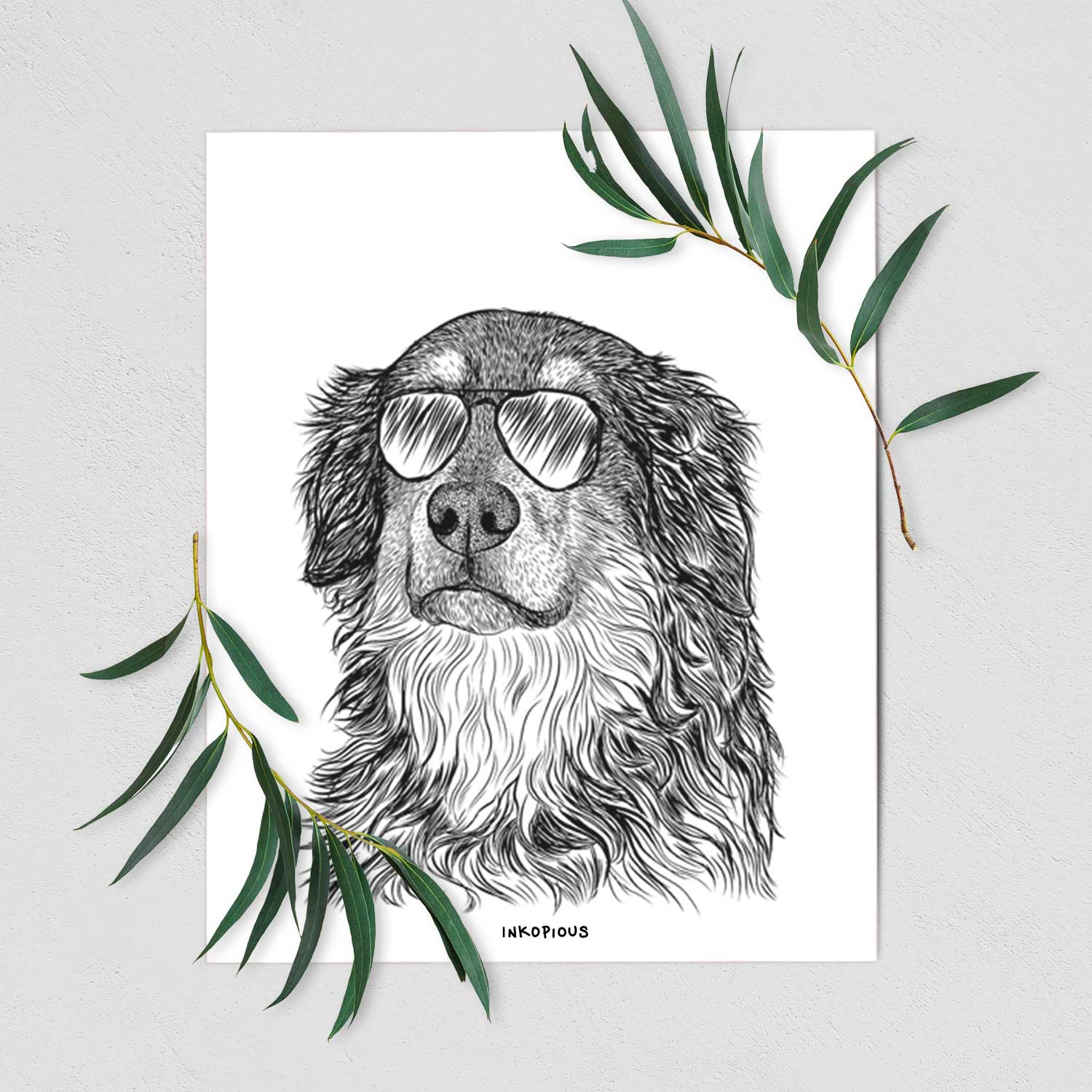 Ranger the Mixed Breed Art Print