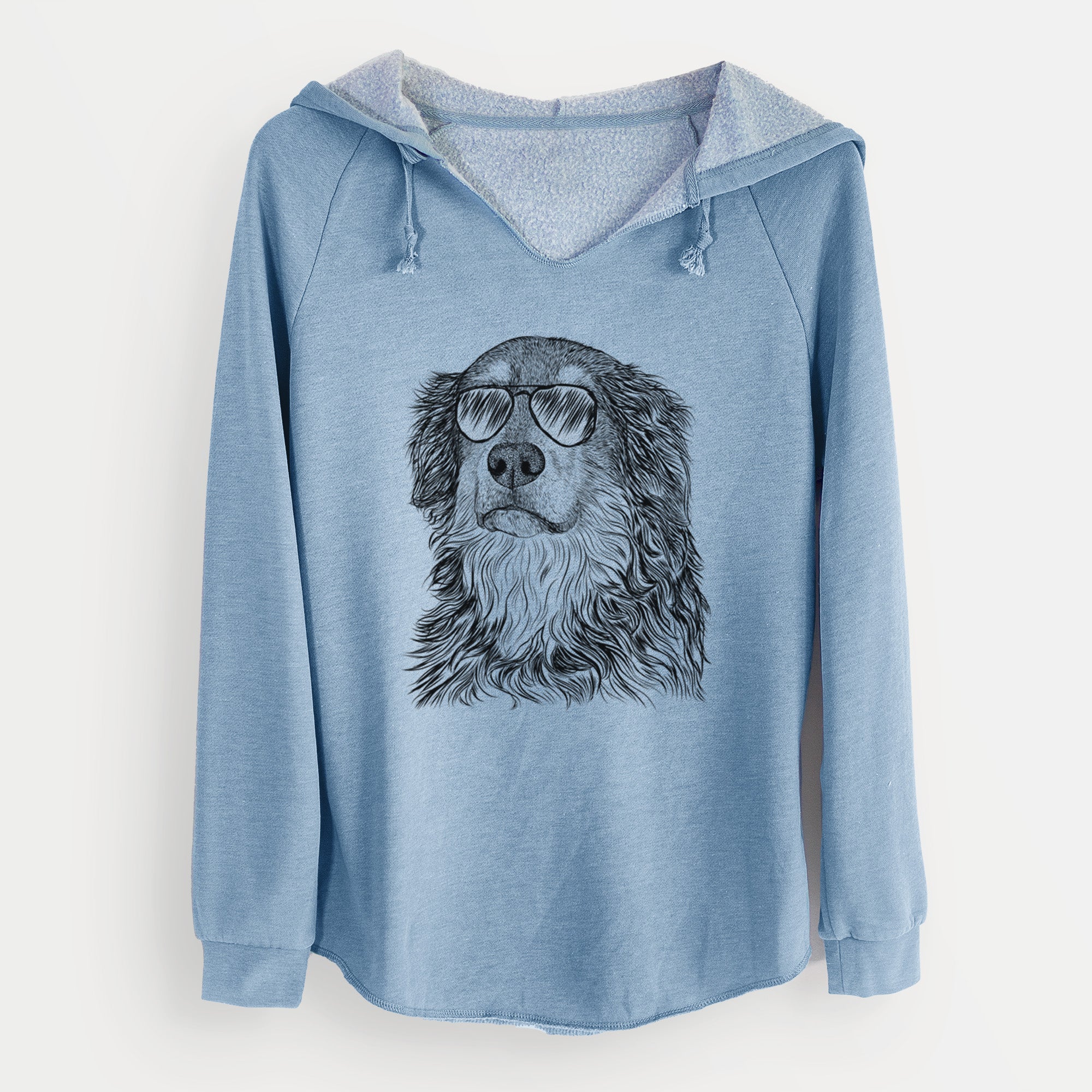 Aviator Ranger the Mixed Breed - Cali Wave Hooded Sweatshirt