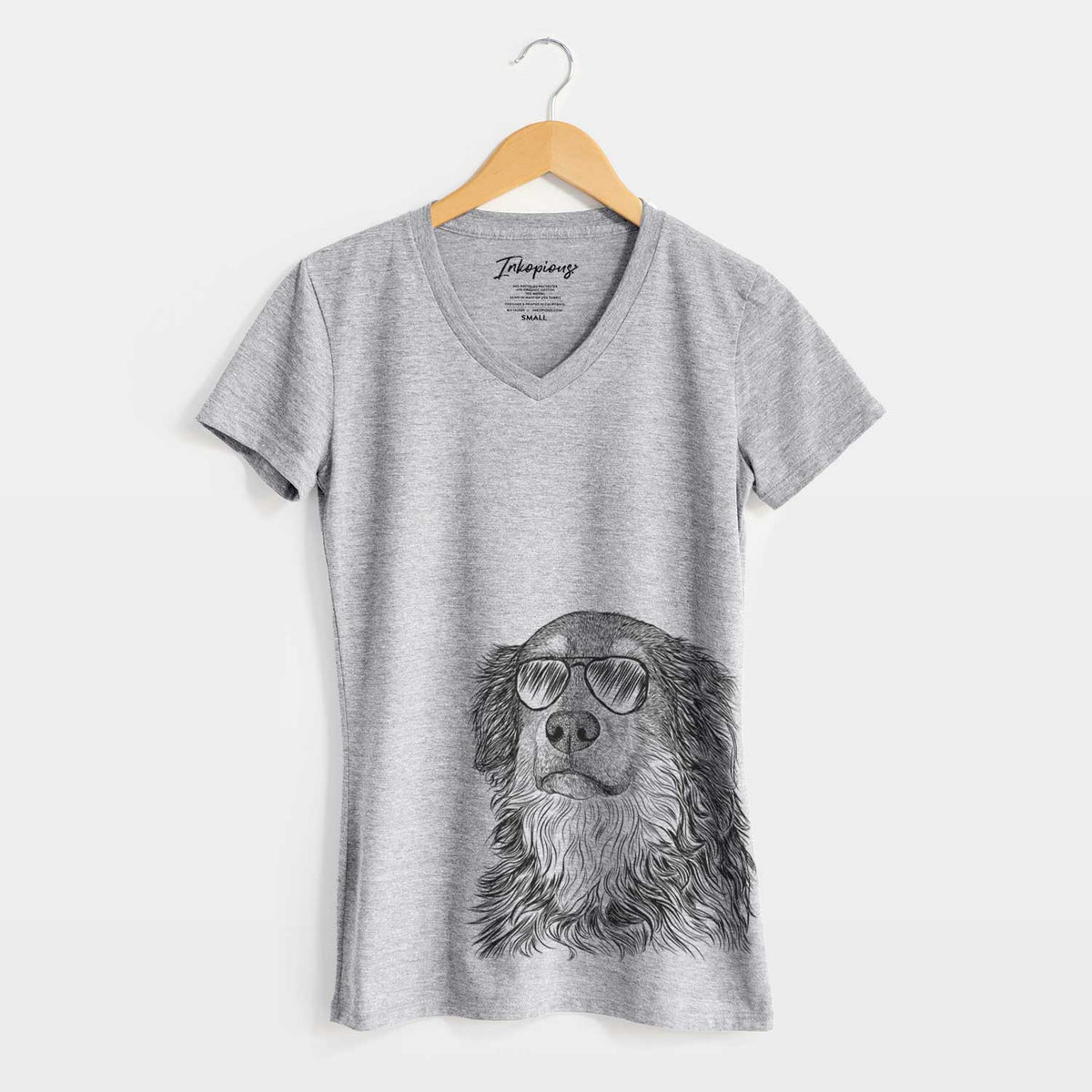 Aviator Ranger the Mixed Breed - Women&#39;s V-neck Shirt