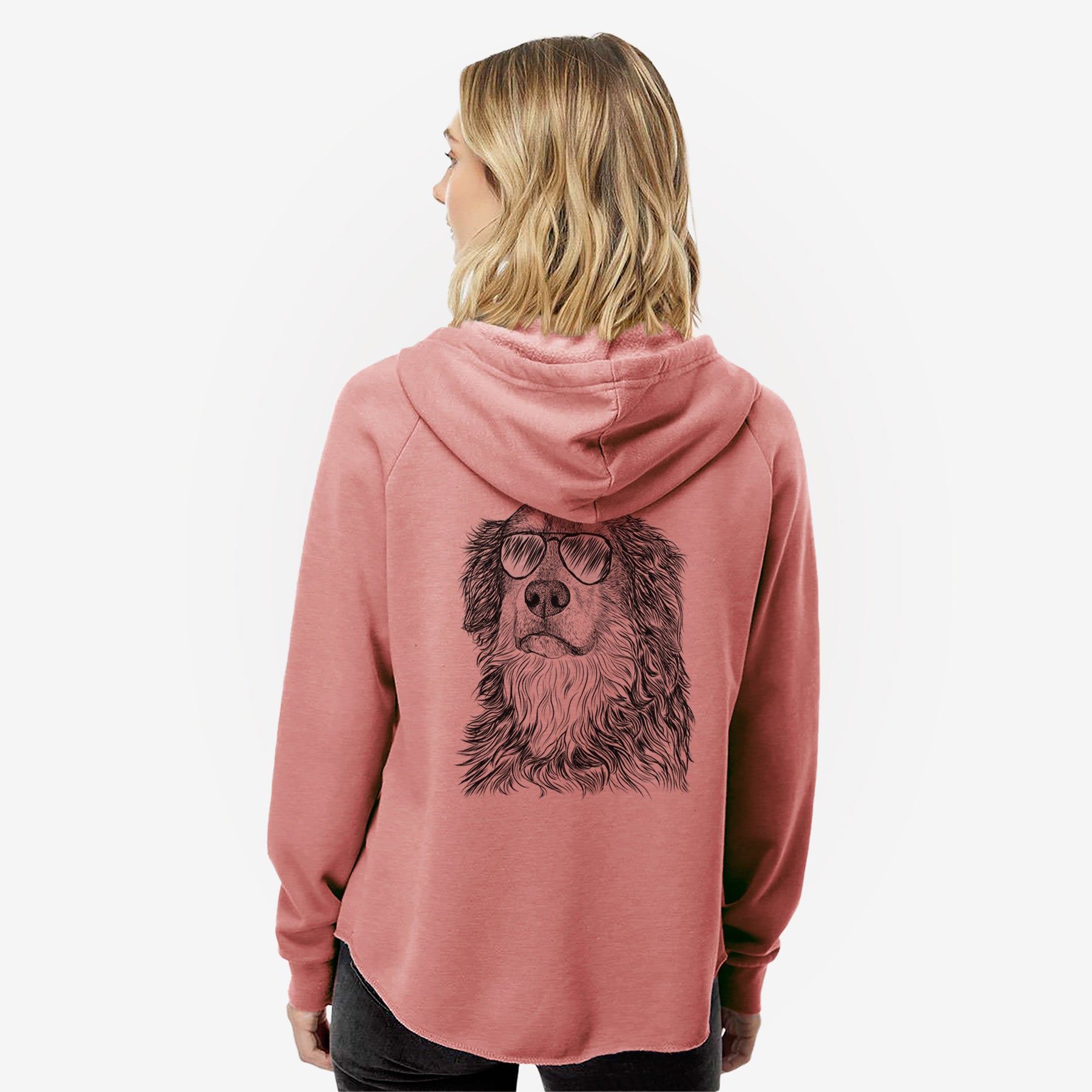 Ranger the Mixed Breed - Women's Cali Wave Zip-Up Sweatshirt