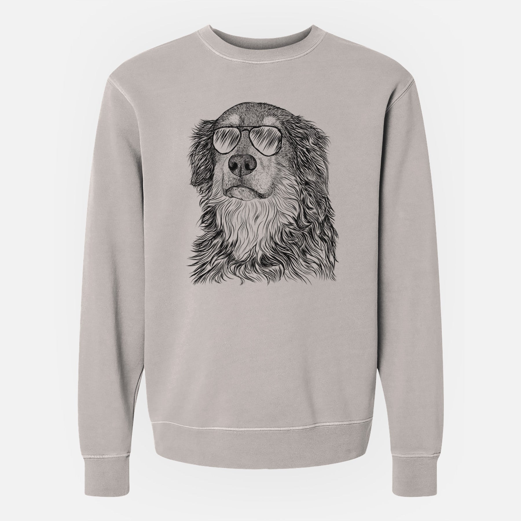 Aviator Ranger the Mixed Breed - Unisex Pigment Dyed Crew Sweatshirt