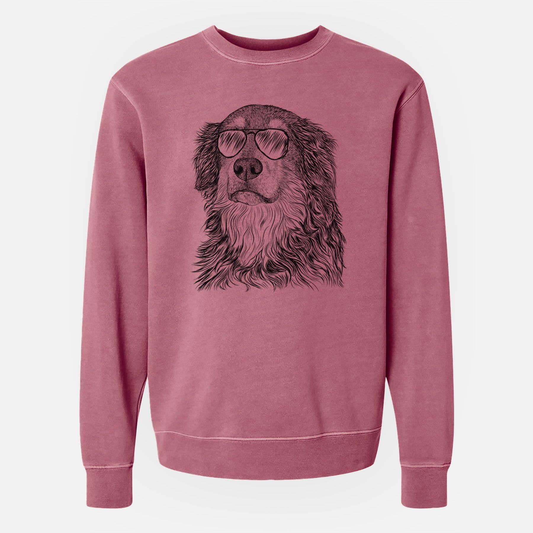 Aviator Ranger the Mixed Breed - Unisex Pigment Dyed Crew Sweatshirt